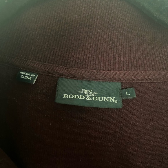 Rodd and Gunn Alton Ave Quarter Zip SZ L - Picture 4 of 6